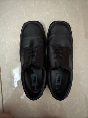 Men's Black Lace-Up Oxford Dress Shoes